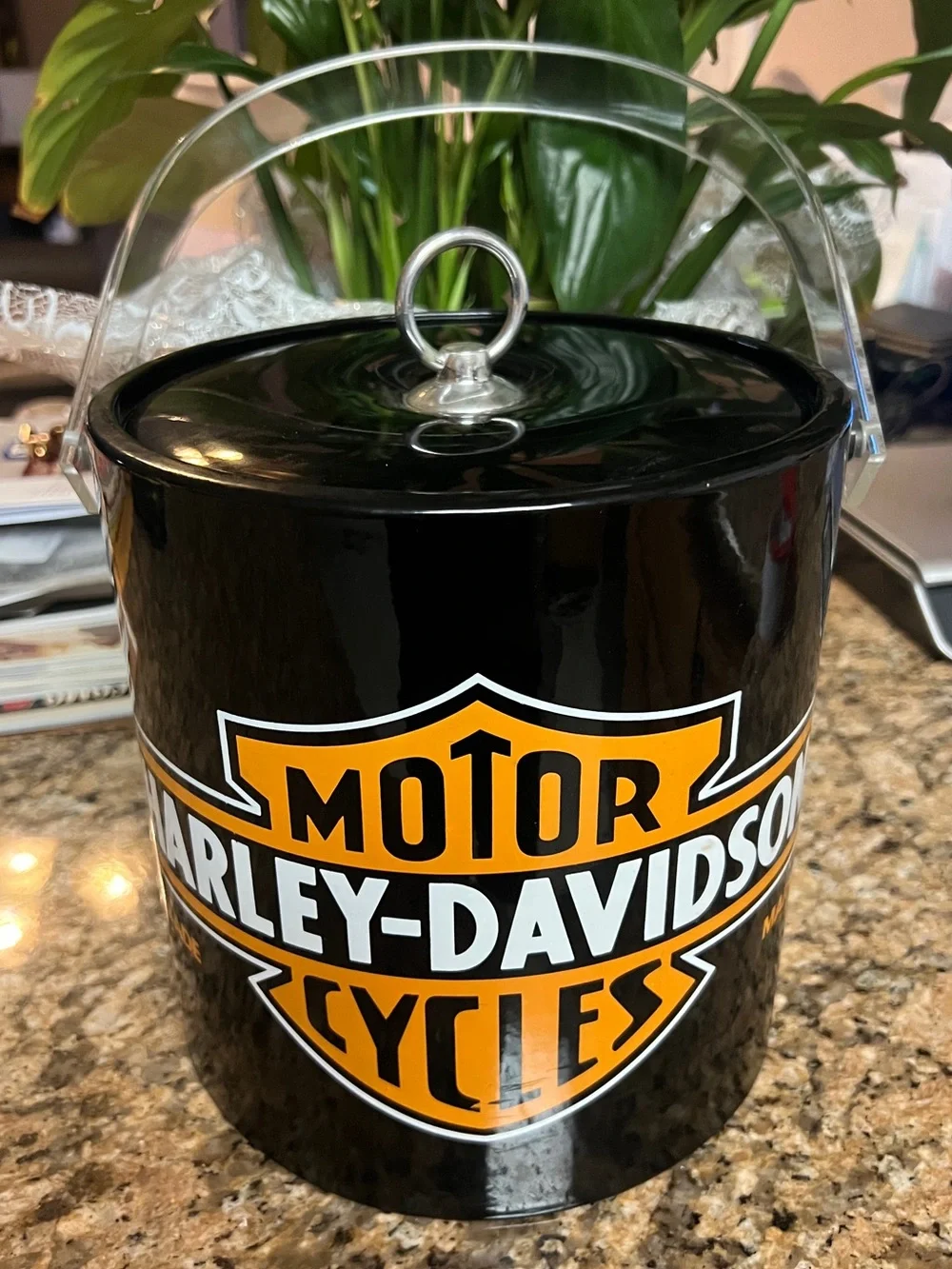 Vintage 1987 Harley Davidson 3qt ice bucket